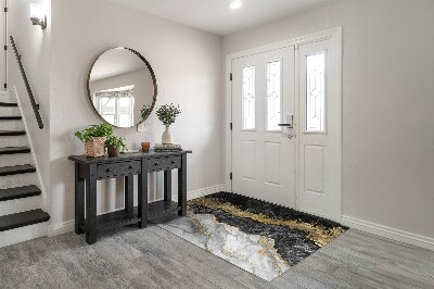 Tapete de entrada Mármore dourado