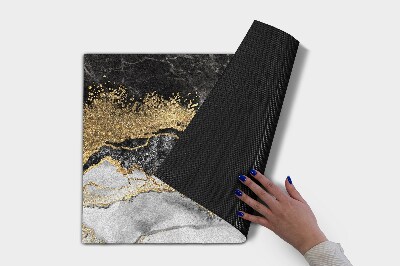 Tapete de entrada Mármore dourado