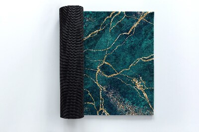 Tapete de entrada Mármore verde