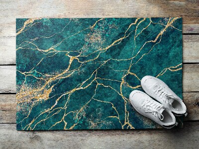 Tapete de entrada Mármore verde