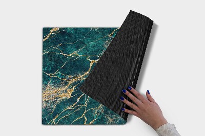 Tapete de entrada Mármore verde