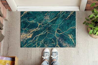 Tapete de entrada Mármore verde