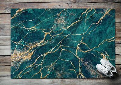 Tapete de entrada Mármore verde
