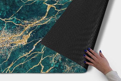 Tapete de entrada Mármore verde