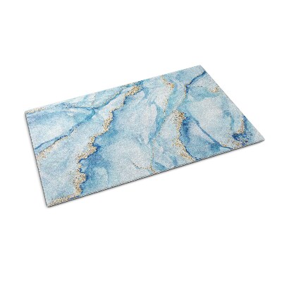 Tapete capacho Mármore azul