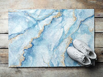 Tapete capacho Mármore azul