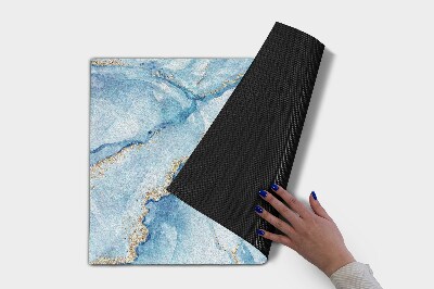 Tapete capacho Mármore azul