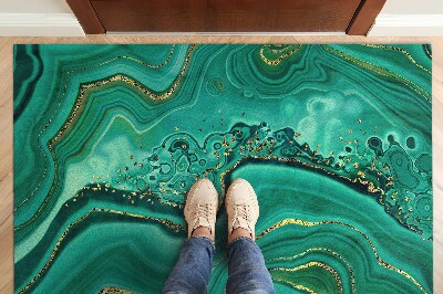 Tapete de entrada Mármore turquesa