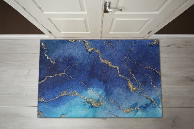 Tapete de entrada Mármore azul