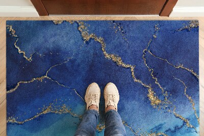 Tapete de entrada Mármore azul