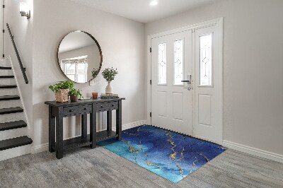 Tapete de entrada Mármore azul