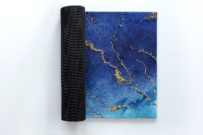 Tapete de entrada Mármore azul