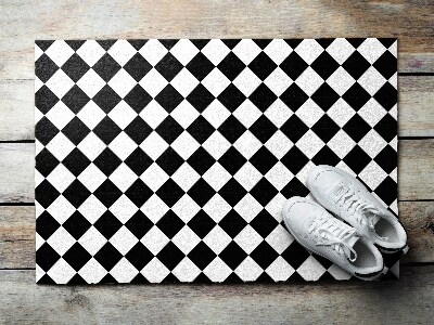 Tapete de entrada Padrão de quadrados