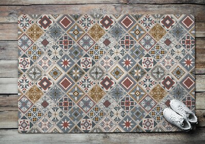 Tapete de entrada Padrões geométricos