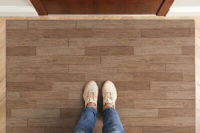 Tapete capacho Piso de madeira