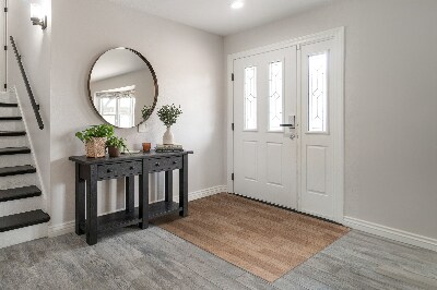 Tapete capacho Piso de madeira