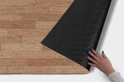 Tapete capacho Piso de madeira