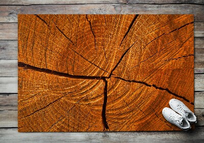 Tapete de entrada Tronco de árvore