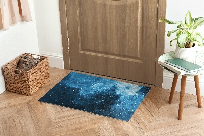 Tapete capacho Abstração azul