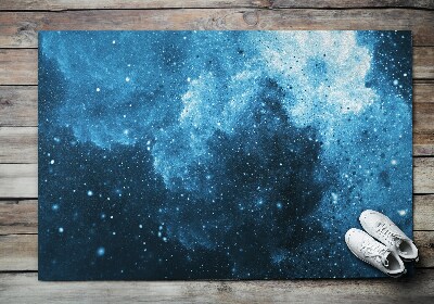 Tapete capacho Abstração azul