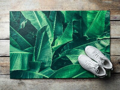 Tapete capacho Folhas de plantas