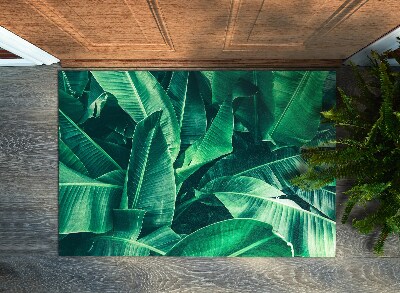 Tapete capacho Folhas de plantas