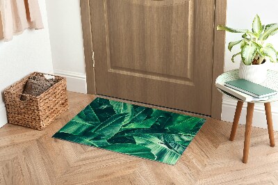 Tapete capacho Folhas de plantas