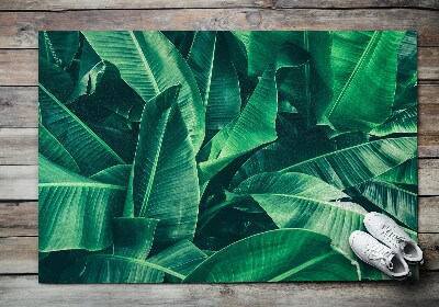 Tapete capacho Folhas de plantas