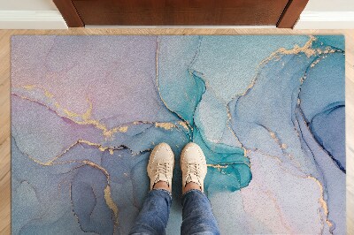 Tapete capacho Mármore colorido