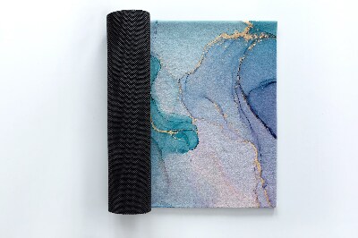 Tapete capacho Mármore colorido