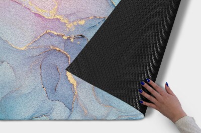 Tapete capacho Mármore colorido