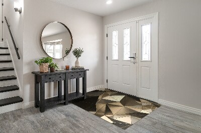 Tapete capacho Padrão Dourado