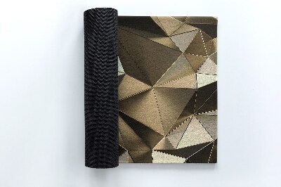 Tapete capacho Padrão Dourado