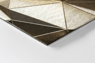 Tapete capacho Padrão Dourado