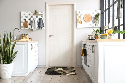 Tapete capacho Padrão Dourado