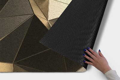 Tapete capacho Padrão Dourado