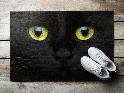 Tapete de entrada Gato preto