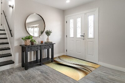 Tapete de entrada Abstração Dourada