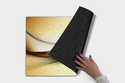 Tapete de entrada Abstração Dourada