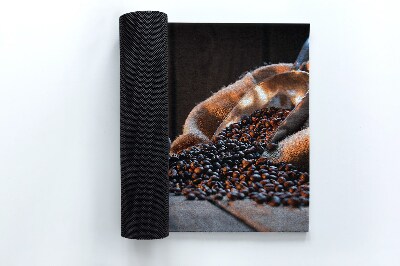 Tapete de entrada Coração de Café