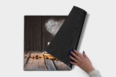 Tapete de entrada Coração de Café