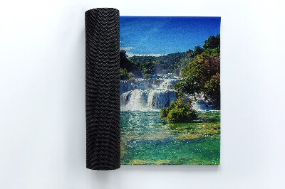 Tapete capacho Paisagem de Cachoeira