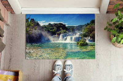 Tapete capacho Paisagem de Cachoeira