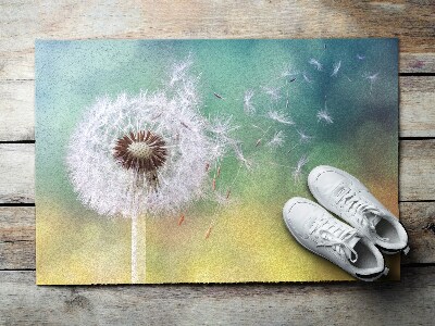 Tapete de entrada Planta dente-de-leão