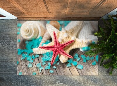 Tapete capacho Conchas de estrelas do mar