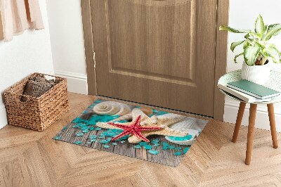 Tapete capacho Conchas de estrelas do mar