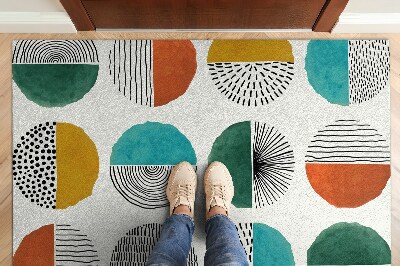 Tapete capacho Círculos Linhas