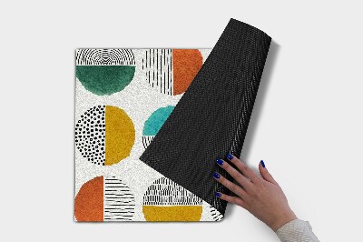 Tapete capacho Círculos Linhas