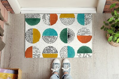 Tapete capacho Círculos Linhas