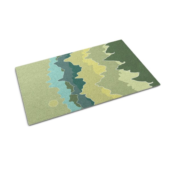 Tapete capacho Abstração de Montanhas